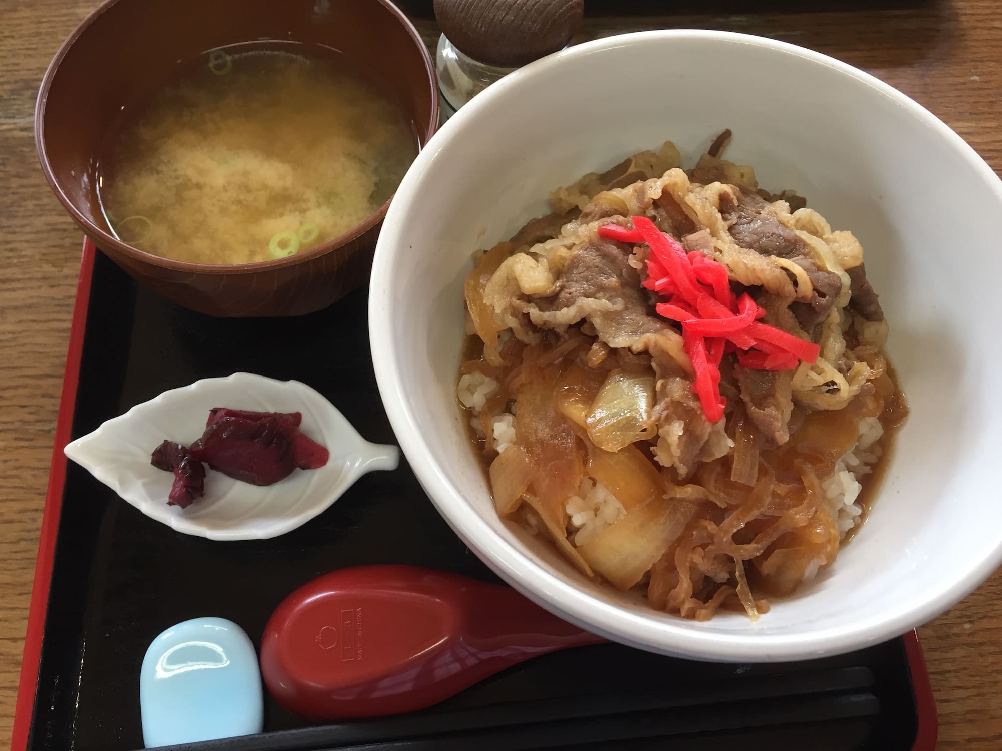 El Gyudon del restaurante Kagari de Kyoto