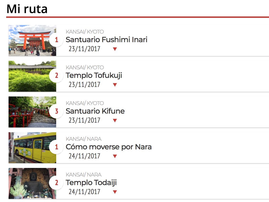 Cómo crear una ruta para viajar a Japón