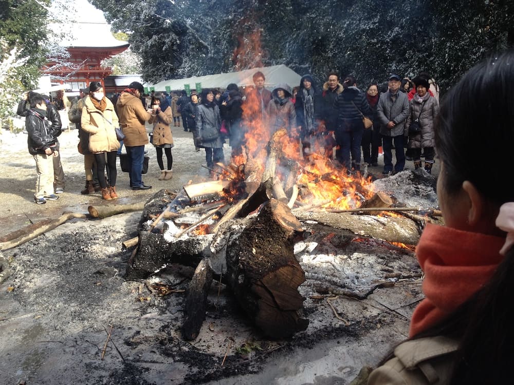 Celebrando el año nuevo en Japón